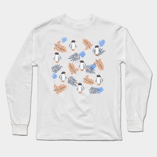 Penguins in Foliage Long Sleeve T-Shirt